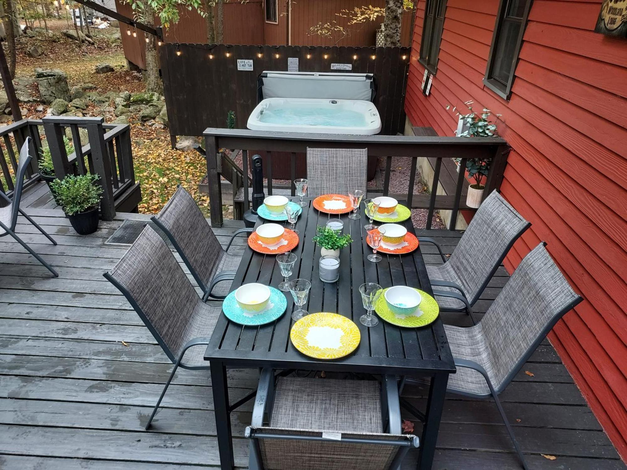Chalet Renovated Near Casino, Camelback , Kalahari 4Bdrms Firepit Hot Tub Game Room Tobyhanna 외부 사진